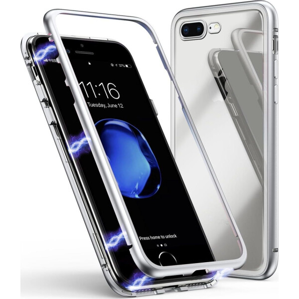 

Чехол накладка xCase для iPhone 7 Plus/8 Plus Magnetic Case прозрачный белый
