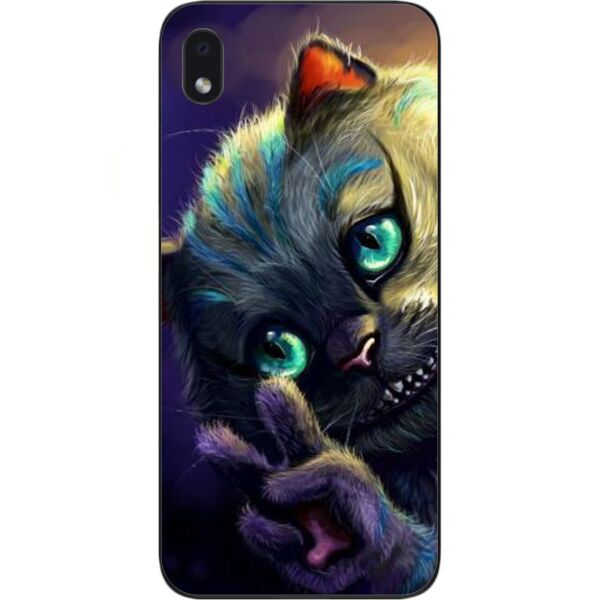 

Чехол силиконовый SMTT для Samsung A01 Core Galaxy A013F с картинкой Чеширский кот