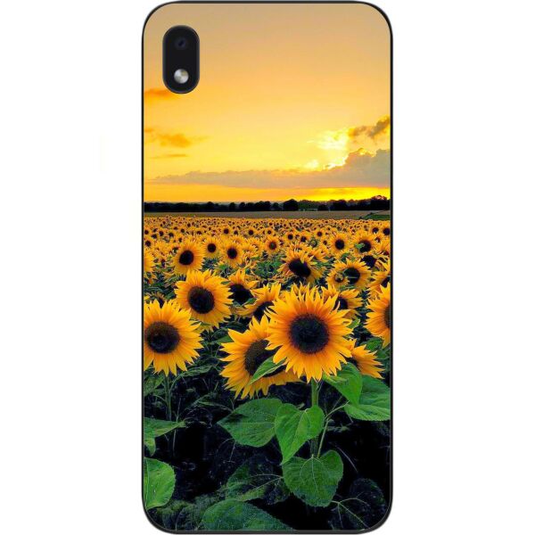 

Чехол силиконовый SMTT для Samsung A01 Core Galaxy A013F с картинкой Подсолнухи