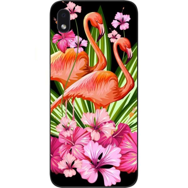

Чехол силиконовый SMTT для Samsung A01 Core Galaxy A013F с картинкой Фламинго
