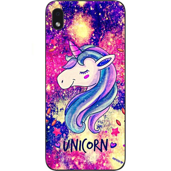 

Силиконовый чехол SMTT для Samsung A01 Core Galaxy A013F с картинкой Красивый единорог