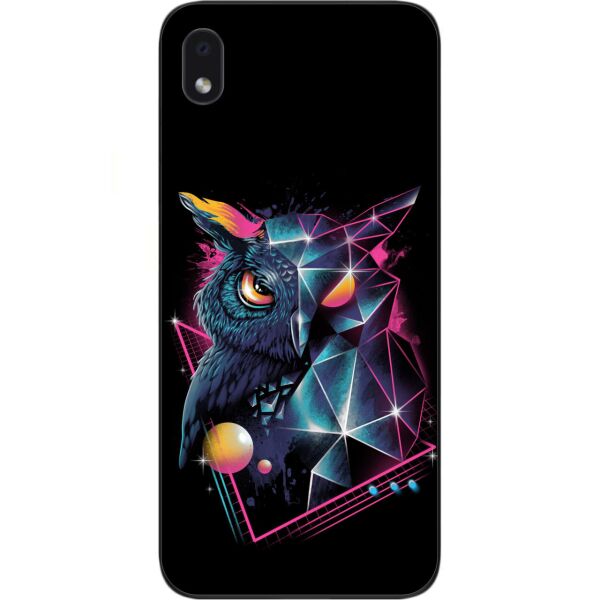 

Чехол силиконовый SMTT для Samsung A01 Core Galaxy A013F с картинкой Сова абстракция