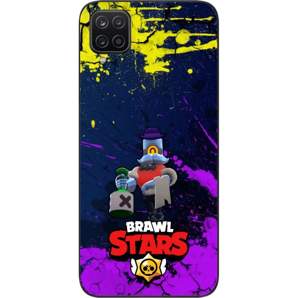 

Силиконовый чехол SMTT для Samsung A12 Galaxy A125F с картинкой Бравл Старс герой Барли