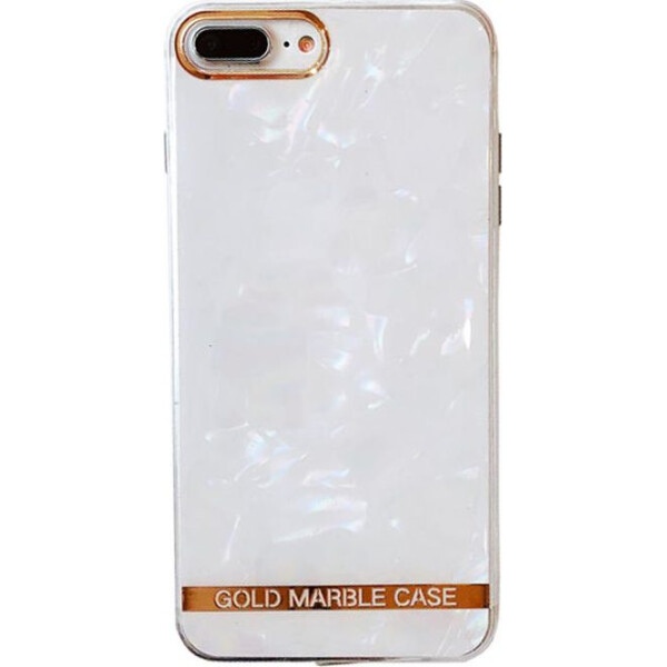 

Чехол накладка xCase на iPhone 7 Plus/8 Plus Gold Marble case белый