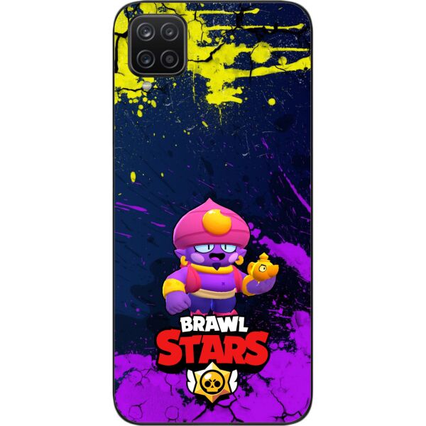 

Силиконовый чехол SMTT для Samsung A12 Galaxy A125F с картинкой Бравл Старс герой Джин