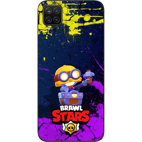 

Силиконовый чехол SMTT для Samsung A12 Galaxy A125F с картинкой Бравл Старс герой Карл