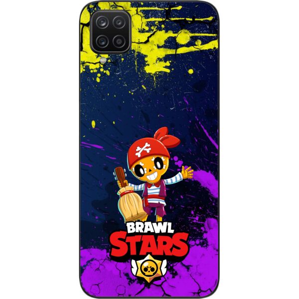 

Силиконовый чехол SMTT для Samsung A12 Galaxy A125F с картинкой Бравл Старс герой Пират поко