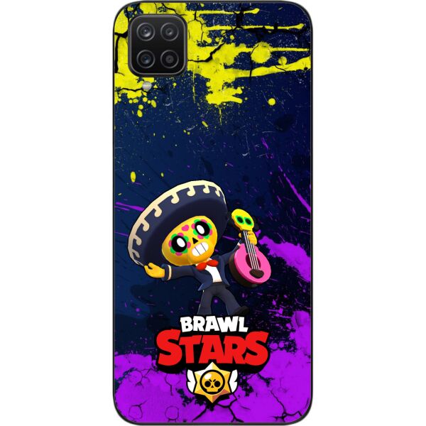 

Силиконовый чехол SMTT для Samsung A12 Galaxy A125F с картинкой Бравл Старс герой Поко