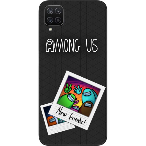 

Силиконовый чехол SMTT для Samsung A12 Galaxy A125F с картинкой Among us Друзья