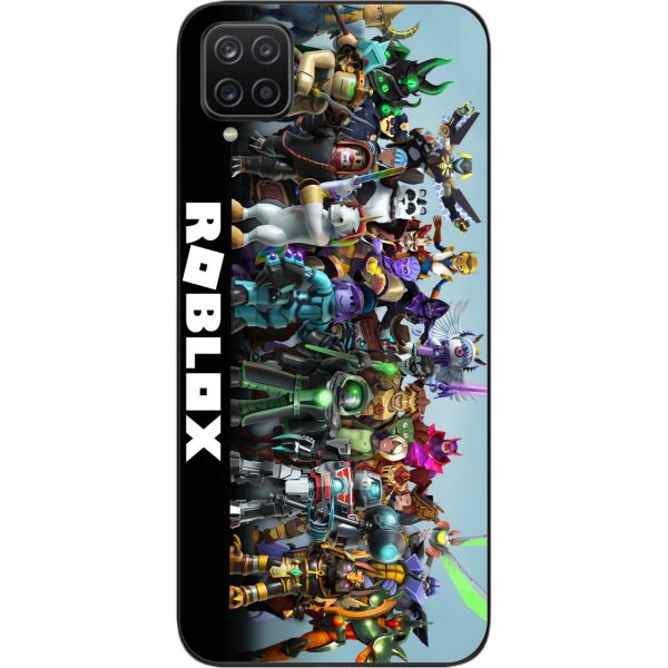 

Силиконовый чехол SMTT для Samsung A12 Galaxy A125F с картинкой Игры Роблокс герои