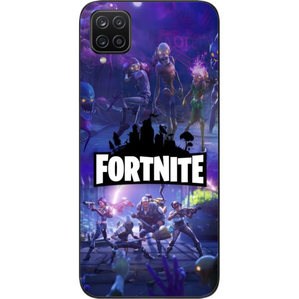 

Силиконовый чехол SMTT для Samsung A12 Galaxy A125F с картинкой Игры Фортнайт лого
