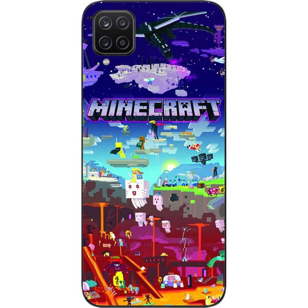 

Силиконовый чехол SMTT для Samsung A12 Galaxy A125F с картинкой Игры Minecraft