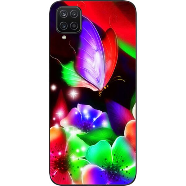 

Чехол силиконовый SMTT для Samsung A12 Galaxy A125F с картинкой Яркая бабочка