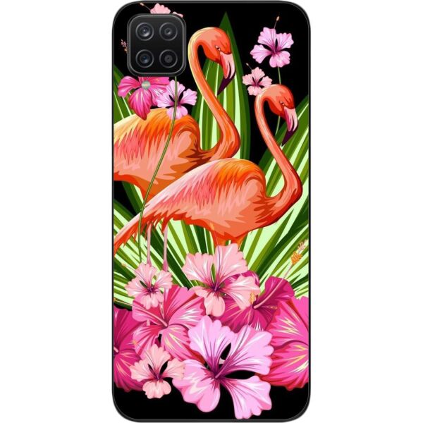 

Чехол силиконовый SMTT для Samsung A12 Galaxy A125F с картинкой Фламинго