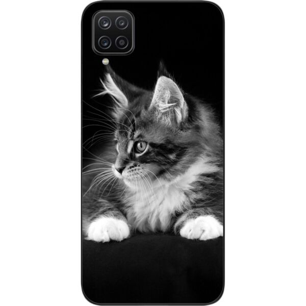 

Силиконовый чехол SMTT для Samsung A12 Galaxy A125F с картинкой Котенок