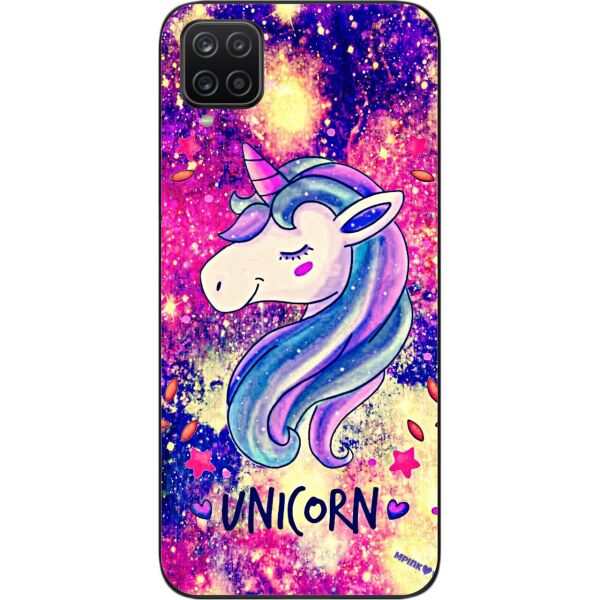 

Силиконовый чехол SMTT для Samsung A12 Galaxy A125F с картинкой Красивый единорог
