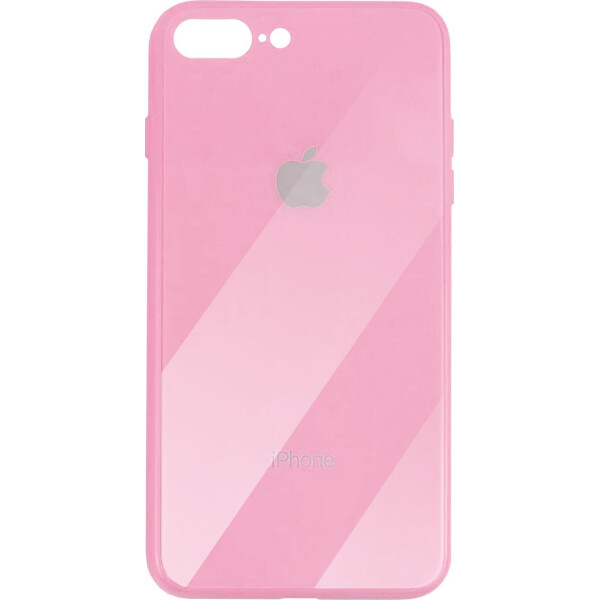 

Чехол накладка xCase на iPhone 7 Plus/8 Plus Glass Case Logo pink