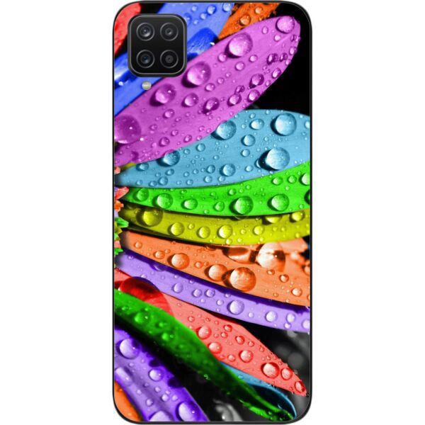 

Силиконовый чехол SMTT для Samsung A12 Galaxy A125F с картинкой Яркий цветок