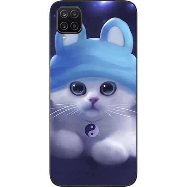 

Силиконовый бампер SMTT для Samsung A12 Galaxy A125F с изображением Котик