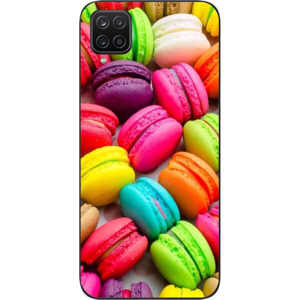 

Оригинальный силиконовый чехол SMTT для Samsung A12 Galaxy A125F с картинкой Макаруны