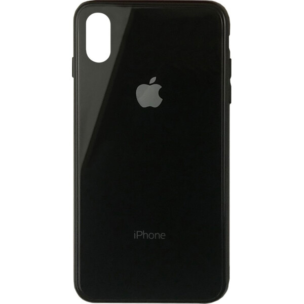 

Чехол накладка xCase на iPhone XS Max Glass Case Logo black