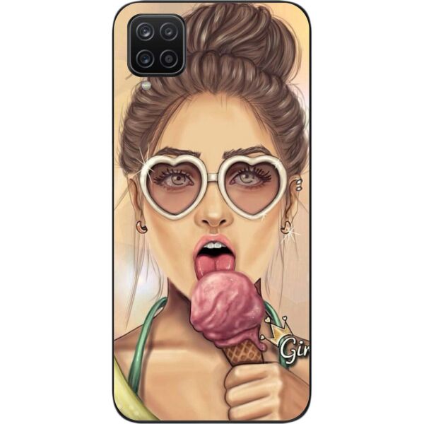 

Оригинальный чехол SMTT для Samsung A12 Galaxy A125F с картинкой Девушка