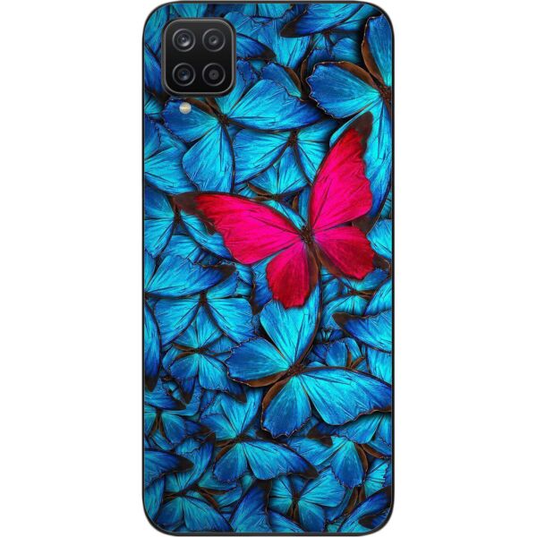 

Оригинальный чехол SMTT для Samsung A12 Galaxy A125F с картинкой Бабочка