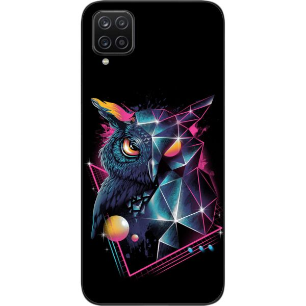 

Чехол силиконовый SMTT для Samsung A12 Galaxy A125F с картинкой Сова абстракция