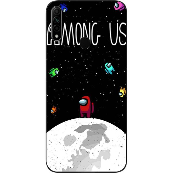 

Силиконовый чехол SMTT для OPPO A52 с картинкой Among us На луне