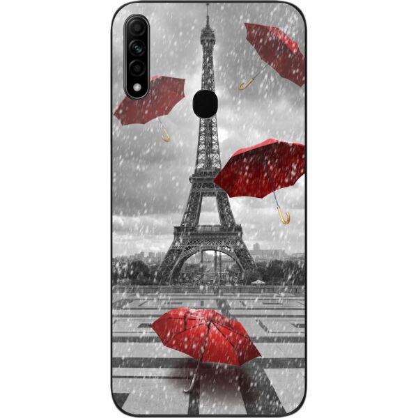 

Оригинальный силиконовый чехол SMTT для OPPO A31 с картинкой Париж