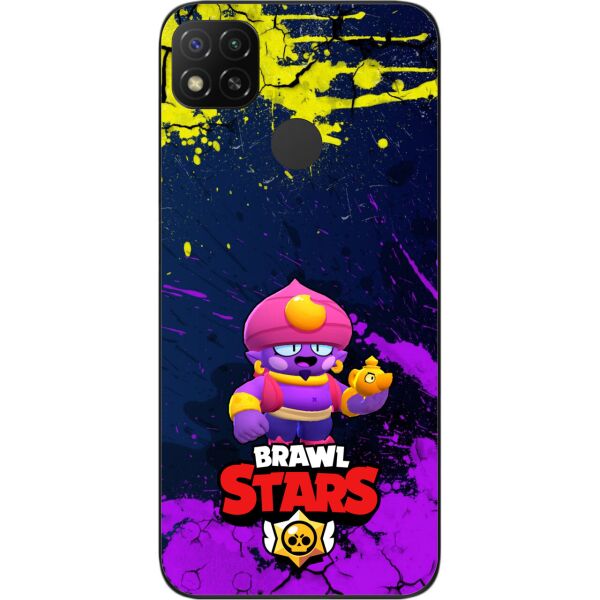 

Силиконовый чехол для SMTT Xiaomi Redmi 9C с картинкой Бравл Старс герой Джин