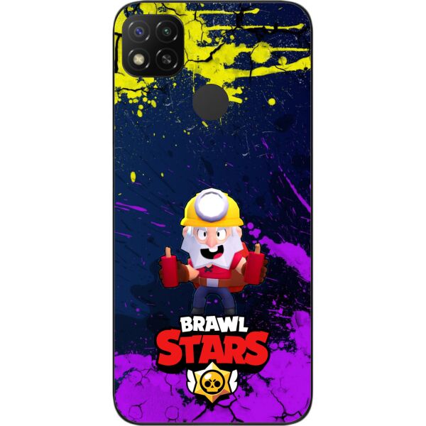 

Силиконовый чехол SMTT для Xiaomi Redmi 9C с картинкой Бравл Старс герой Динамайк
