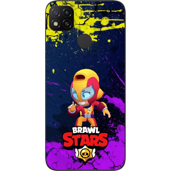 

Силиконовый чехол SMTT для Xiaomi Redmi 9C с картинкой Бравл Старс герой Макс