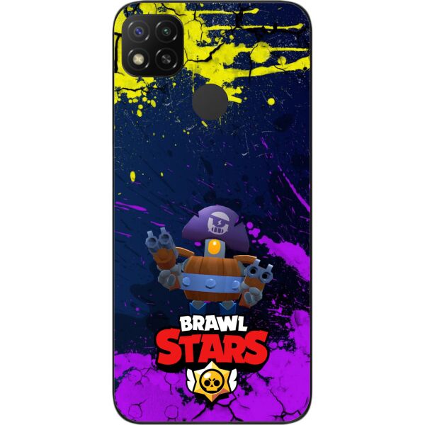 

Силиконовый чехол SMTT для Xiaomi Redmi 9C с картинкой Бравл Старс герой Деррил