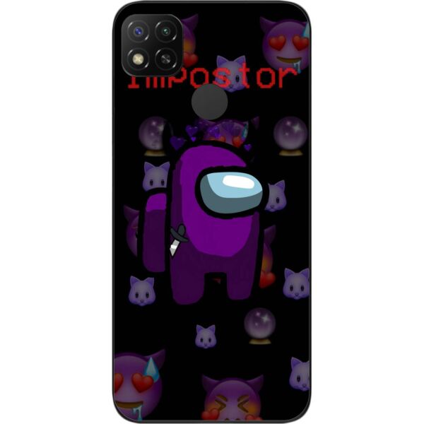 

Силиконовый чехол SMTT для Xiaomi Redmi 9C с картинкой Among us Impostor