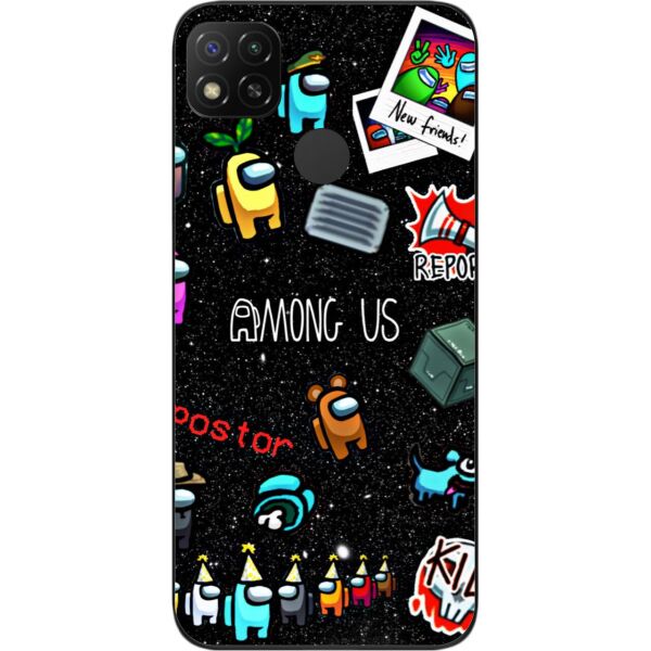 

Силиконовый чехол SMTT для Xiaomi Redmi 9C с картинкой Among us Найди меня