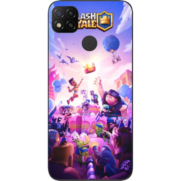

Силиконовый чехол SMTT для Xiaomi Redmi 9C с картинкой Игры Клеш Рояль