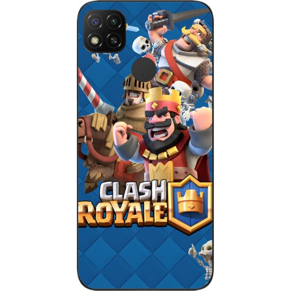 

Силиконовый чехол SMTT для Xiaomi Redmi 9C с картинкой Игры Clash Royale герои