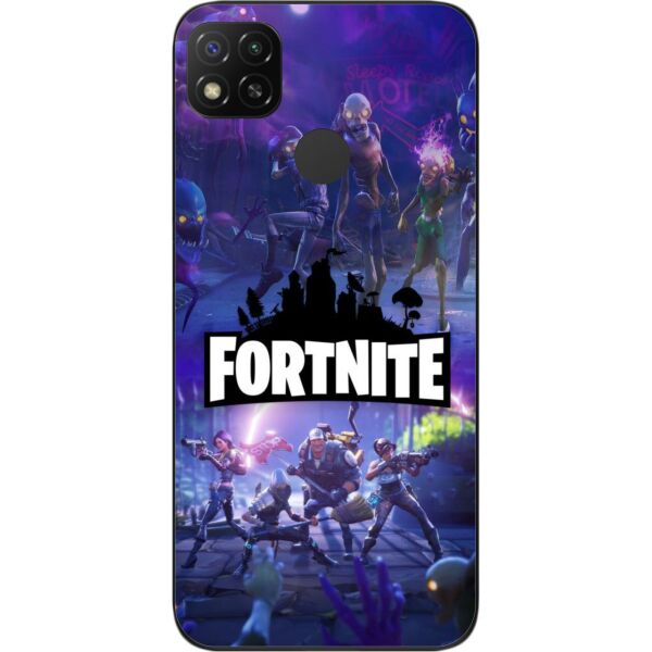 

Силиконовый чехол SMTT для Xiaomi Redmi 9C с картинкой Игры Фортнайт лого