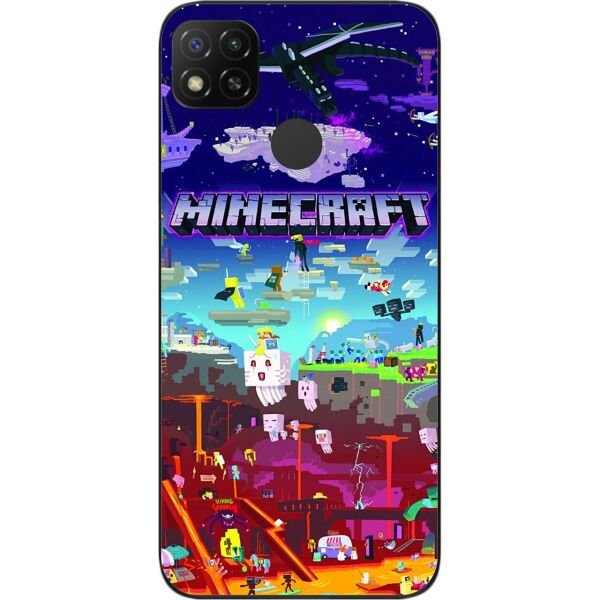 

Силиконовый чехол SMTT для Xiaomi Redmi 9C с картинкой Игры Minecraft