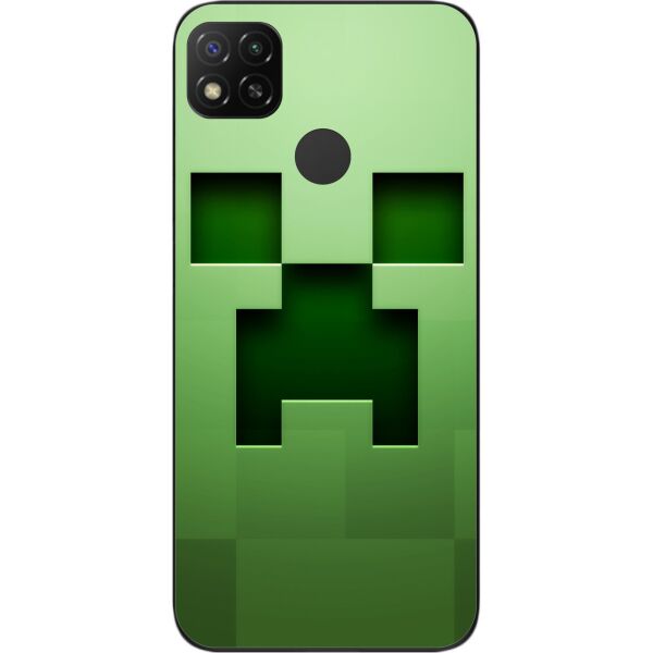 

Силиконовый чехол SMTT для Xiaomi Redmi 9C с картинкой Игры Майнкрафт скин