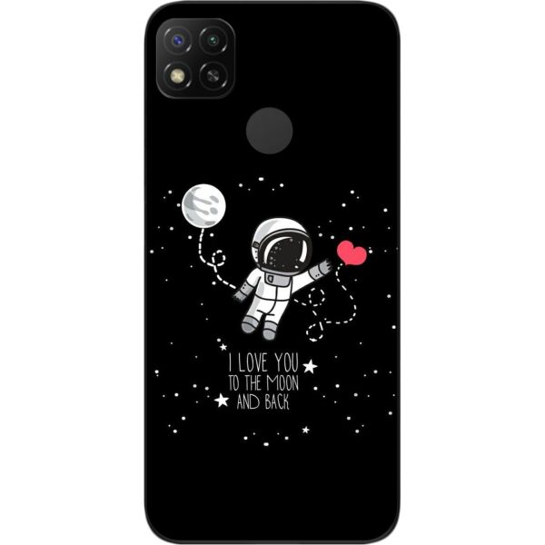 

Чехол силиконовый SMTT для Xiaomi Redmi 9C с картинкой Любовь до луны