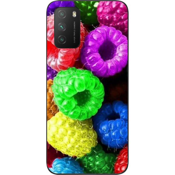 

Оригинальный бампер SMTT для Xiaomi Poco M3 с картинкой Малина