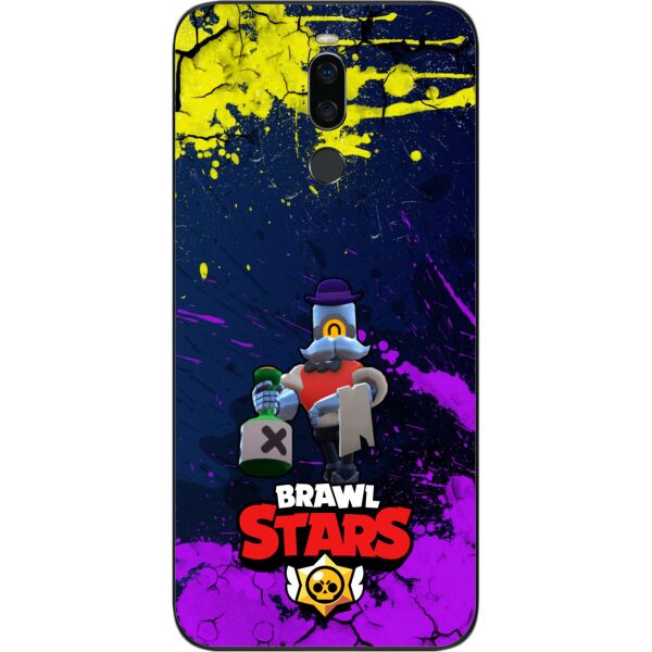 

Силиконовый чехол SMTT для Meizu X8 с картинкой Бравл Старс герой Барли