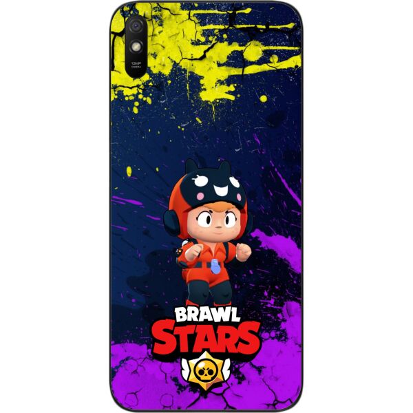 

Силиконовый чехол SMTT для Xiaomi Redmi 9A с картинкой Бравл Старс герой Беа