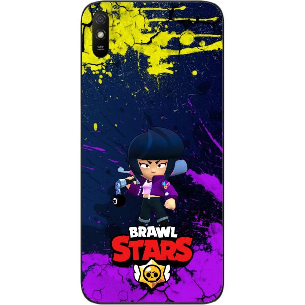

Силиконовый чехол SMTT для Xiaomi Redmi 9A с картинкой Бравл Старс герой Биби