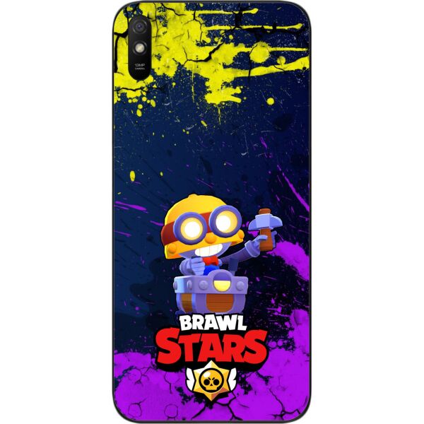 

Силиконовый чехол SMTT для Xiaomi Redmi 9A с картинкой Бравл Старс герой Карл