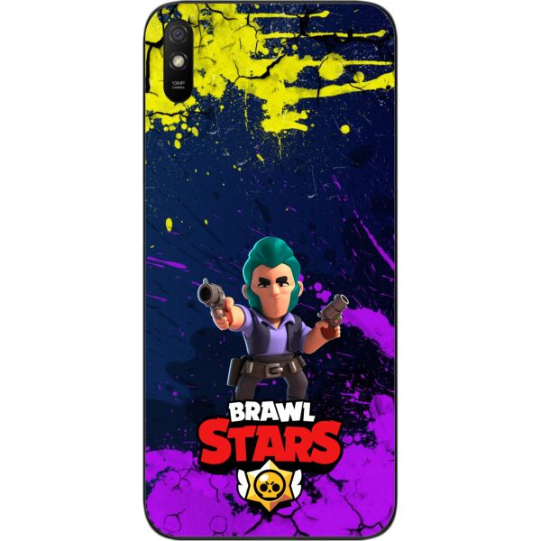 

Силиконовый чехол SMTT для Xiaomi Redmi 9A с картинкой Бравл Старс герой Кольт