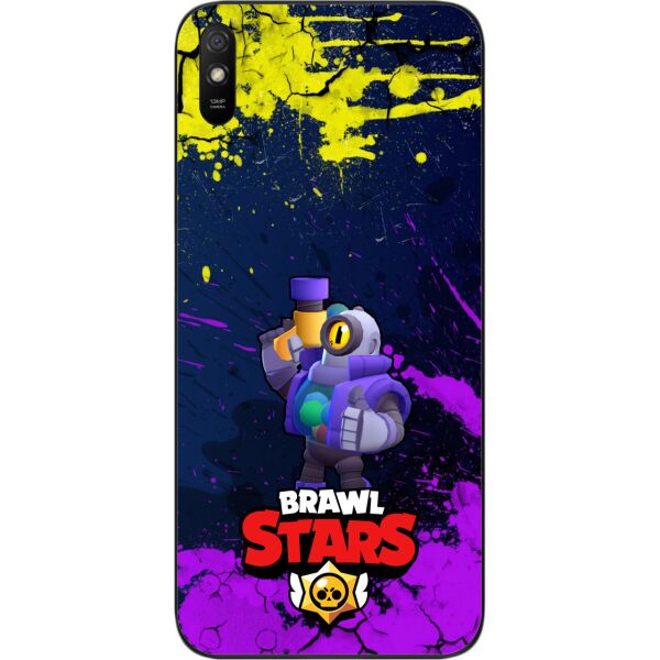 

Силиконовый чехол SMTT для Xiaomi Redmi 9A с картинкой Бравл Старс герой Рико