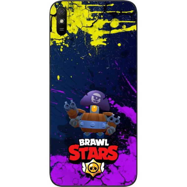 

Силиконовый чехол SMTT для Xiaomi Redmi 9A с картинкой Бравл Старс герой Деррил